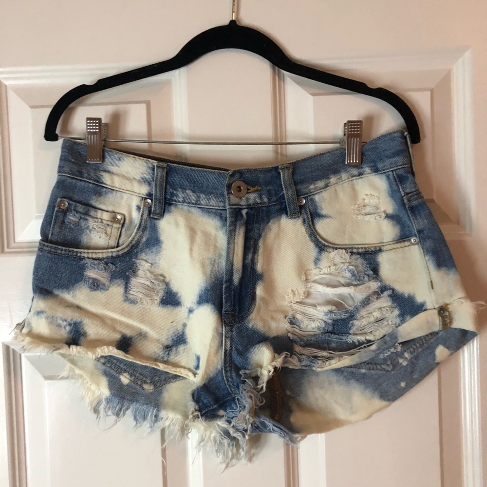 Pacun Distressed Jean Shorts